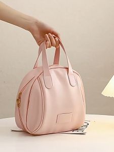 O-KAY Tas Kosmetik Tas Rias Perjalanan Besar Tas Rias Wanita Mewah PU Tas Penyimpanan Cuci Portabel Organizer