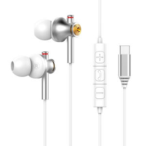 Tai Nghe Chơi Game EARDECO 35mm Type-C Tai Nghe Nhét Tai Có Dây Với Mic Âm Trầm Bằng Kim Loại Dành Cho Thể Thao Âm Nhạc Chạy Bộ Khử Tiếng Ồn Chủ Động