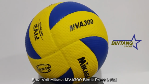 Bola Voli Mikasa MVA300 Press Lokal Bahan Kulit PU Bintik Kualitas Terbaik