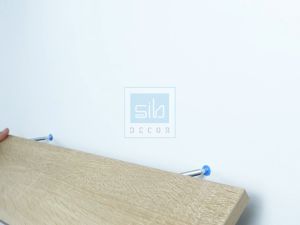 [Mua 3 giảm 15%] Kệ Ngang Treo Tường Màu Walnut Rộng 15cm Dày 17mm SIB Decor KT001