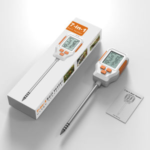 3 in 1 / 7 in 1 Digital Soil Meter Measures pH Humidity Temperature Fertility Sunlight for Garden High Accuracy
