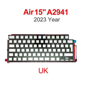 New Laptop Keyboard Backlight UK Big Enter key For MacBook Air 15" M2 A2941 Keyboard Backlit Sheet 2023 Year