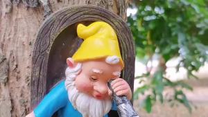 Dwarf Creative Elf Wall Hangings Decoration Lover Cartoon Outdoor Garden Tree Pendant Decoration Balcony Wall