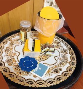 Home Decor round Heat Resistant Coaster Plate Flower Pot Mat Dining Table Mat Cup Mat Landscape Display Pad Plastic Material