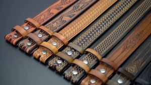 2024 Belts Without Buckle Two Layer Embossed Cowhide No Buckle Strap Pin Buckle Belt Body High Quality Male Belts Free Shipping
