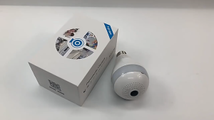 V380 PRO V13-B 1080P 360 Degree VR Starvis Fish-Eye Panoramic CCTV Camera Night Vision Two-way Audio Wireless Wifi LED Light Bulb Wireless Spy Hidden IP Security Cam Cctv Camera Connect To Cellphone With Voice