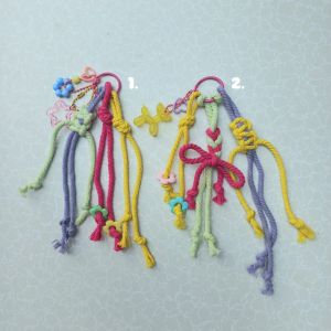 BAG CHARM Gantungan Tas Macrame Cantik | Gantungan kunci