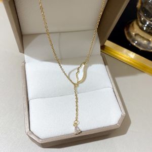 (Titan) Dây Chuyền Nữ Cánh Tiên Dài Thả Không Đen Đẹp Ring House