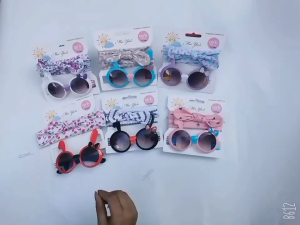Kacamata Anak Bandana & Sunglasses 2in1 Set Anak Perempuan