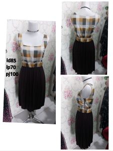 Dress kotak