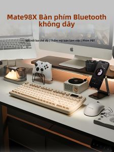 Bàn Phím Bluetooth 3 Chế Độ Thiết Kế Êm Ái