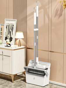 Multi-Functional Broom And Dustpan Set Hair-Free Sweeping Tool New 2025 Model Plastic Material for Home Cleaning Kitchen Tools