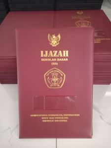 Sampul Ijazah SD || Map Ijazah Sekolah Dasar. Isi 4 Lembar (Umum)