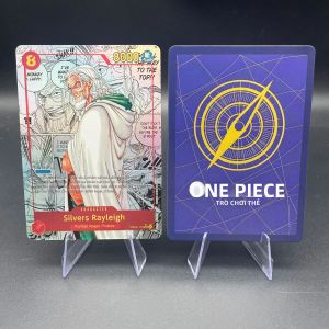 Bandai | Anime OPCG DIY Tự Làm Phiên Bản Tiếng Anh Trò Chơi Thẻ Bài Rayleigh Law Luffy Bonney Nghệ Thuật Thay Thế Sưu Tập Manga Quà Tặng Sinh Nhật