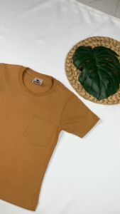 Bronkis Junior Kaos Anak Laki Laki Warna Mokka Model Pouch