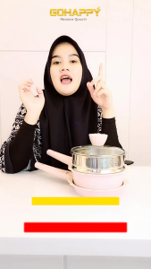 MAYBA PANCI SET Mpasi Bayi Black Granite Original Mayba Germany Peralatan Masak Anak Balita Fry Pan - Panci Susu 16Cm Termasuk Kukusan Dan Tutup Kaca