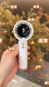 Mini Electric Fan Portable cooling turbo fan Travel Handheld fan 100 high Speed Digital Display Handy Kipasfan Mobile fan.