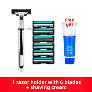 gumahus | Comfortable Portable Disposable Razor with Anti-Slip Grip 10 Pack