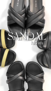 SAHIKU –  Denise Sandal Flat Casual Wanita|| Sendal Teplek perempuan || Sndal Santai cewek