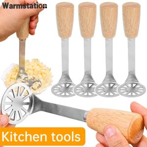 Potato Masher Ricer Crusher Hand Stainless Steel Presser Manual Metal Fruit Tool Vegetablekitchen Press Avocado Garlic Pumpkin