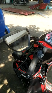 1 Pair Alloy Ducati Side Mirror Universal For Nmax Aerox Click Foldable Side Mirror Universal