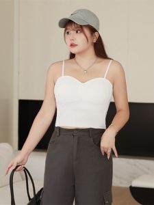 เสื้อชั้นในแบบมีโครงเสริมหน้าอกสำหรับผู้หญิงไซส์ใหญ่ ชุดชั้นในแบบมีสายรัด เสื้อกั๊กฤดูใบไม้ร่วง/ฤดูหนาว ป้องกันการเล็ดลอดของหน้าอก พร้อมแผ่นเสริมหน้าอก สวยงามด้านหลัง