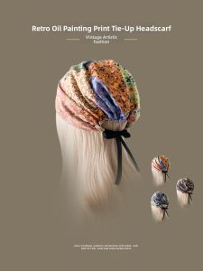 WEIAI | Retro Tie-dye Boho Style Slouch Beanie