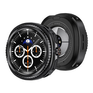 Vỏ Kim Loại Hợp Kim Kẽm PC Samsung Galaxy Watch 8 Classic 46mm Với Viền Xoay Được Bộ Phụ Kiện Bảo Vệ Toàn Diện