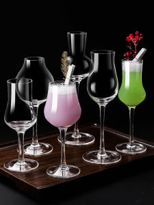 Crystal Glass Whiskey Tasting Cup Tulip Snifter High Foot Pure Drinking Cup Professional Wine Glass Standard Whiskey Evaluation Cup