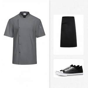 Quick-Drying Chef Uniform for High-End Hotel Restaurant