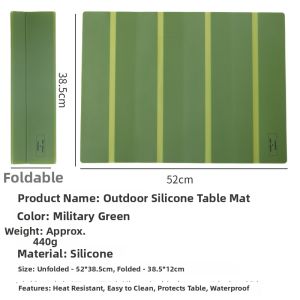 Foldable Heat-Insulating Water-Proof Oil-Resistant Dining Pad