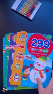 Sách - Phát Triển Khả Năng Sáng Tạo CQ - Tập 1 - Bóc Dán Thông Minh 299 Stickers Cho Trẻ Em Từ 2 Tuổi