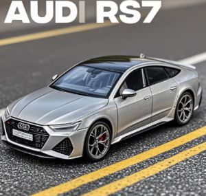 1:24 AUDI RS7 Sportback Supercar Alloy Car Model Sound and Light Childrens Toy Collectibles Birthday gift
