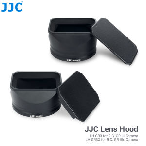 JJC Metal Lens Hood GR3 HDF GR3x HDF Dustproof Lens Protector with Lens Hood Cap Compatible with Ricoh GR IIIx HDF GR III HDF