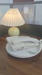 Corded Telephone Basic Landline Telephone KX-TS500MX for Home Office Hotel White & Black Desktop Analog Phone Desktop Phone