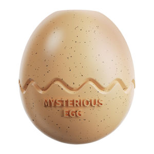Egg-Shaped Slow Feeder Dog Toy Interactive Treat Dispensing Chew Ball with Slow Eating Columns Freezable Bite Resistant Pet Toy