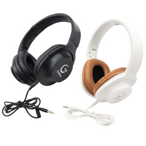 Over Ear PC Headset 3.5mm/1.8in Jack Noise-Isolating Ear Cushions Corded Closed Back Headsets for CD Players/MP3 Players