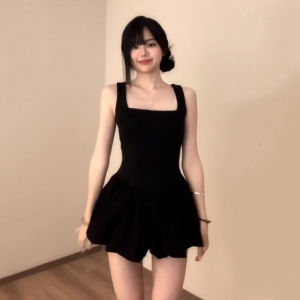 Homecore | Summer Attractive Black Strap Dress