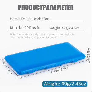 Carp Fishing Rig Feeder Storage Box PP Double Sided Fish Tackle Box 69g Fishing Accessories Tool  for Outdoor Fishing Tackle