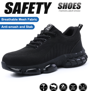 Steel Toe Safety Shoes for Men Women Comfortable Breathable Non Slip Work Shoes Security Protective Shoes Comfortable Sneakers ﻿