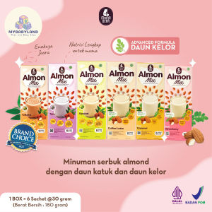 MamaBear Almon Mix ASI Booster: Meningkatkan Produksi ASI dengan Kotak 6 Sachet