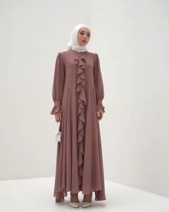 aurora dress gamis wanita dewasa terbaru / gamis wanita korean style / dress wanita muslim import premium / baju muslim wanita dewasa terbaru elegan mewah/baju lebaran wanita dewasa/gamis terbaru lebaran /baju lebaran remaja cewek