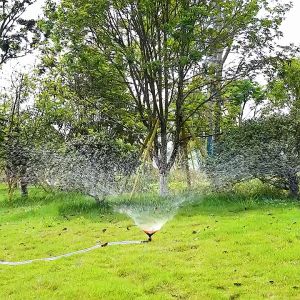 Garden Lawn Sprinkler 360 Degree Rotating Automatic Yard Large Area Coverage Water Irrigation Sprayer