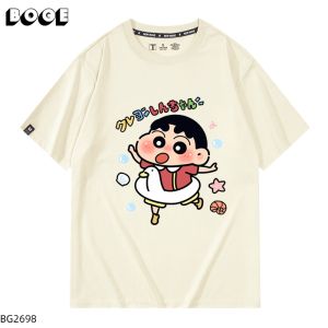 Anime Cartoon Design T-Shirt Cotton Short Sleeve