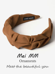 Elegant Women's Hairband: Stylish FaceSlimming Versatile Outdoor French Style Knot Headband Fashionable Hair Accessories