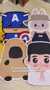 Angpao Angpau Imlek Amplop Lebaran Idul Fitri 3D Karakter Kartun Sanrio (Harga Per 1 Lembar)