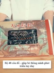 Combo Set 30 Khóa Khổng Mình Đô Chơi Trí Tuệ Tư Duy Giải Mã Khóa Sắt IQ - Loại Cao Cấp Sắt Không Rỉ - Hộp Quà Đẹp