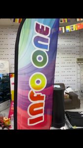 Full Set  Beach Flag / Wind Flag one side print only(two face) [Free Design]