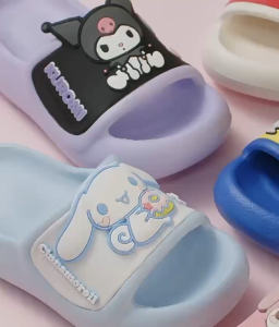 Tawii childrens slippers Cartoon kidss kuromi slippers eva material kids slipper Soft comfortable