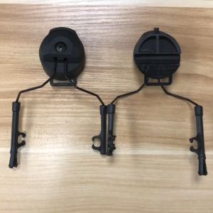 1set Adapter Rail Earmuff Helmet Rail Adapter Hearing Protection Aksesoris Helm